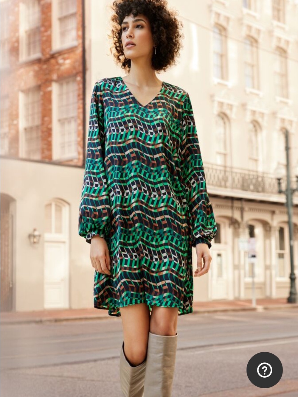 Joseph Ribkoff Geometric Mini Shift Dress - Picture 2 of 13